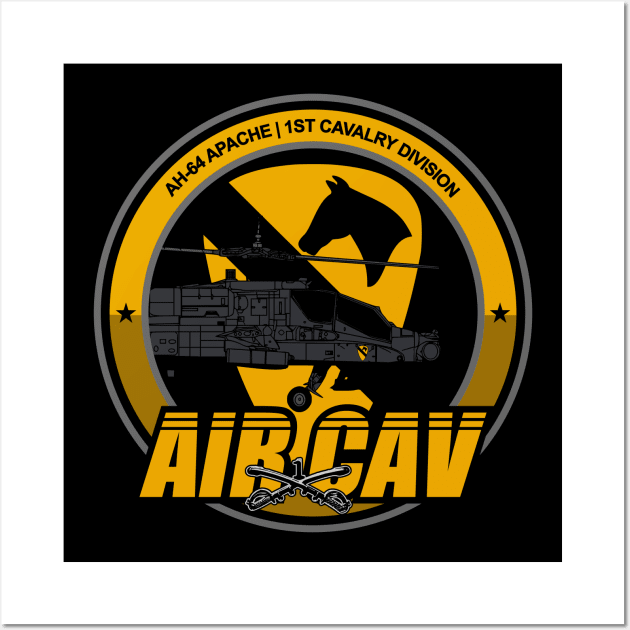 AH-64 Apache Air Cav Wall Art by TCP